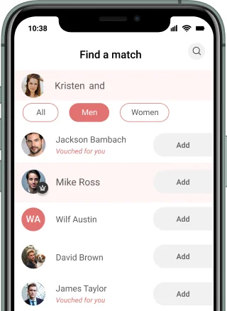 Introduce-your-compatible-friends it's easy to introduce friends safely thanks to DearReal